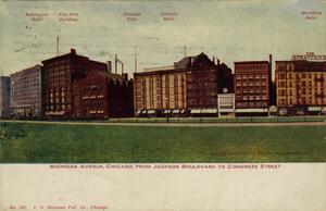 Michigan Avenue, Chicago, from Jackson Boulevard to Congress Street