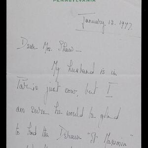 a page of handwritten text