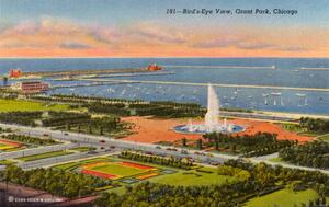 191 - Bird's-Eye view, Grant Park, Chicago