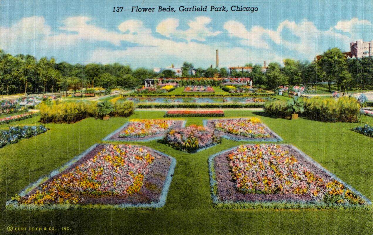 137 - Flower beds, Garfield Park, Chicago