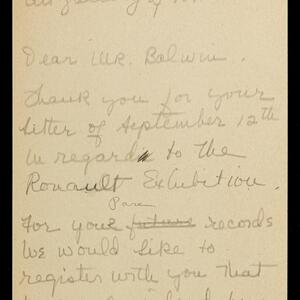 a page of handwritten text