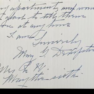 a page of handwritten text