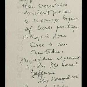 a page of handwritten text