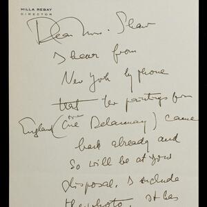 a page of handwritten text