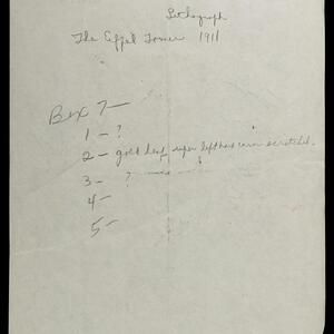a page of handwritten text
