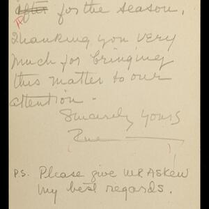 a page of handwritten text