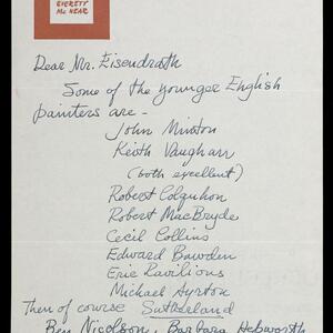 a page of handwritten text