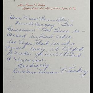 a page of handwritten text