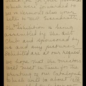 a page of handwritten text