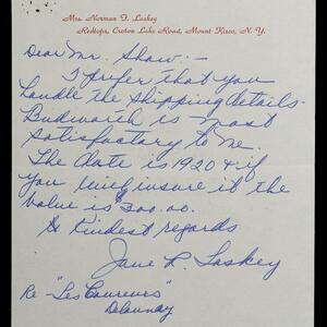a page of handwritten text