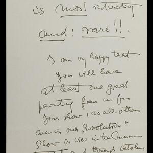 a page of handwritten text