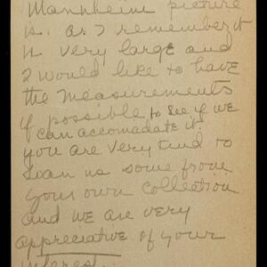 a page of handwritten text