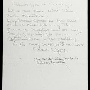 a page of handwritten text