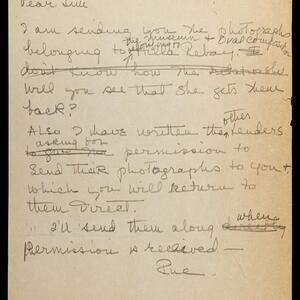a page of handwritten text