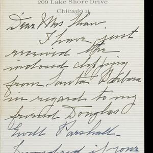 a page of handwritten text