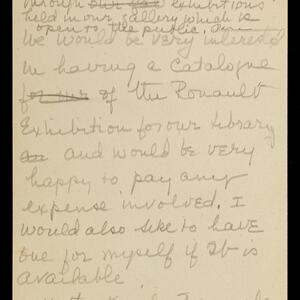 a page of handwritten text