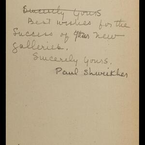 a page of handwritten text