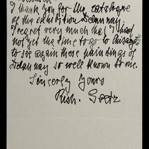 a page of handwritten text