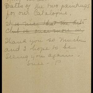a page of handwritten text