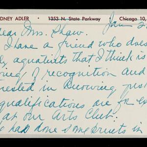 a page of handwritten text