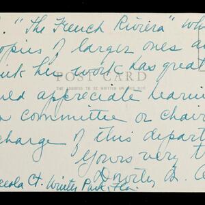 a page of handwritten text