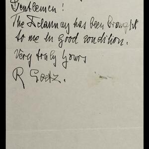 a page of handwritten text