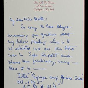 a page of handwritten text