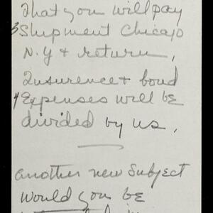a page of handwritten text