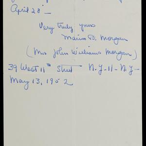 a page of handwritten text