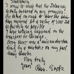 a page of handwritten text