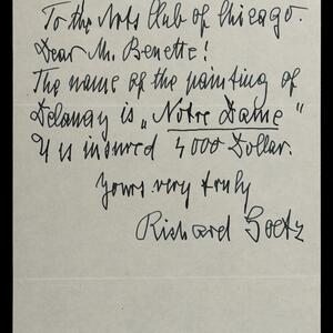 a page of handwritten text