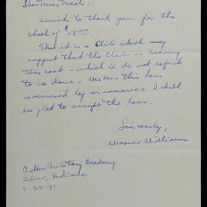 a page of handwritten text