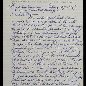 a page of handwritten text