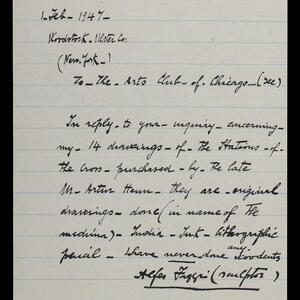 a page of handwritten text