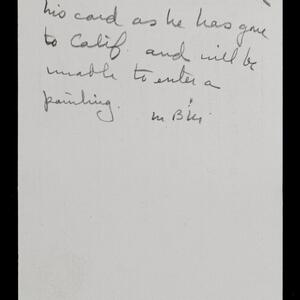 a page of handwritten text
