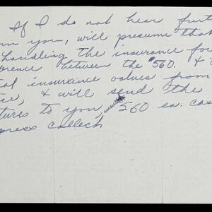 a page of handwritten text