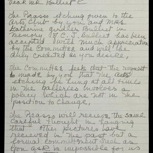 a page of handwritten text