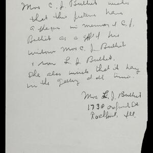 a page of handwritten text