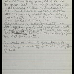 a page of handwritten text