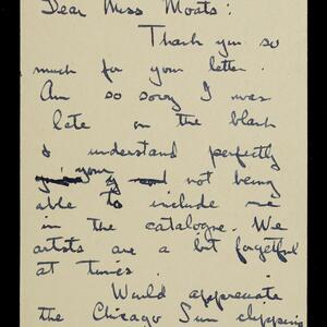 a page of handwritten text