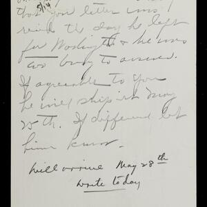 a page of handwritten text