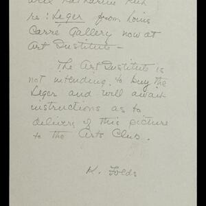 a page of handwritten text