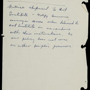 a page of handwritten text