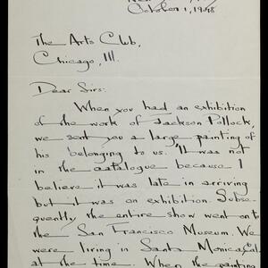 a page of handwritten text