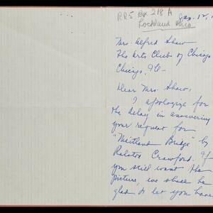 a page of handwritten text