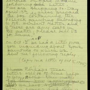 a page of handwritten text