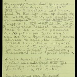 a page of handwritten text