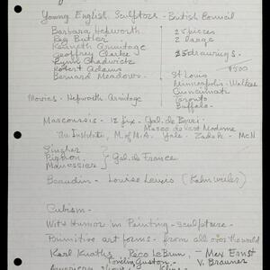 a page of handwritten text