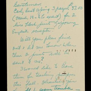 a page of handwritten text