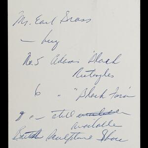 a page of handwritten text